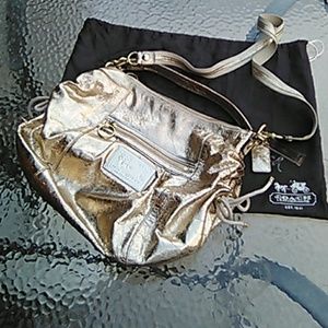 Coach Poppy Gold Crossbody